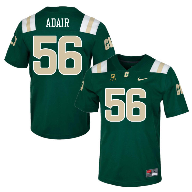 Charlotte 49ers #56 Andrew Adair College Football Jerseys Stitched Sale-Green